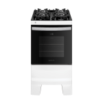 COCINA A GAS AGILE UP GLASS 4H BLANCO