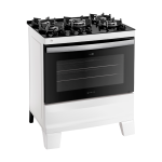COCINA A GAS AGILE UP GLASS 5H Blanco